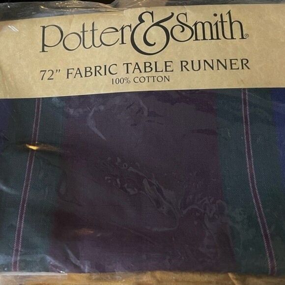 Potter & smith fabric table runner - Picture 1 of 1
